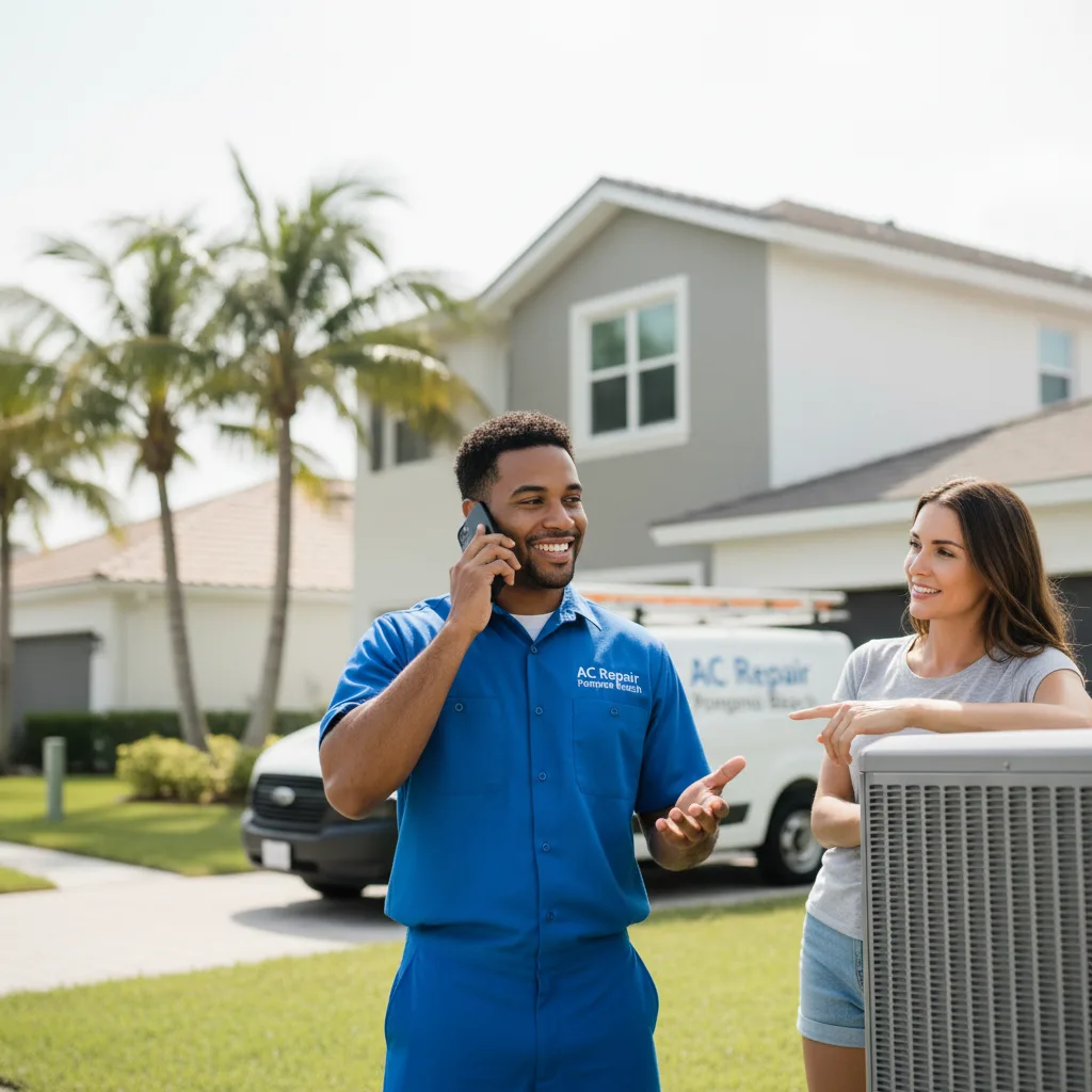 AC Repair Pompano Beach customer support in Riddle
